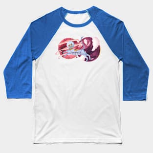 Hello Space Cat Baseball T-Shirt